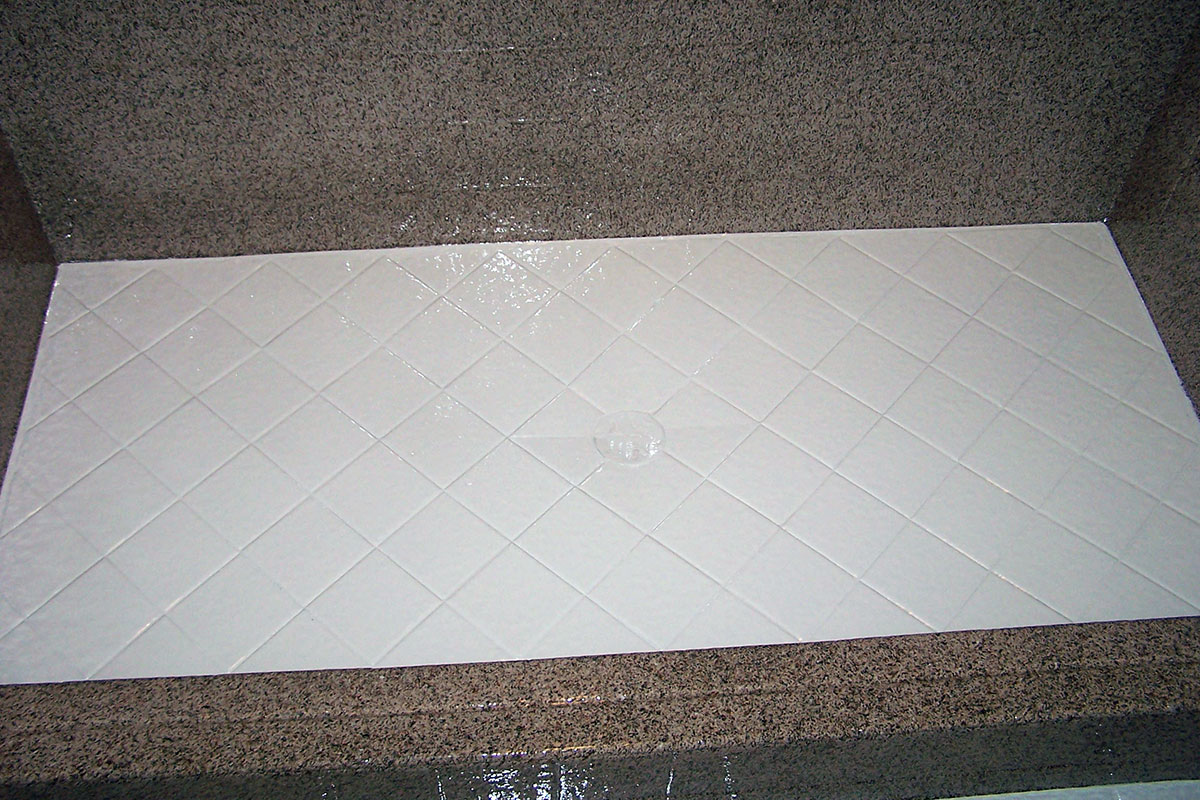 Shower After Refinishing by Creative Touch Resurfacing in Phoenix, Arizona