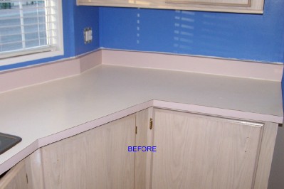 Countertop Before Refinishing by Creative Touch Resurfacing in Phoenix, Arizona