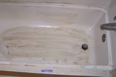 Bathtub Before Refinishing by Creative Touch Resurfacing in Phoenix, Arizona