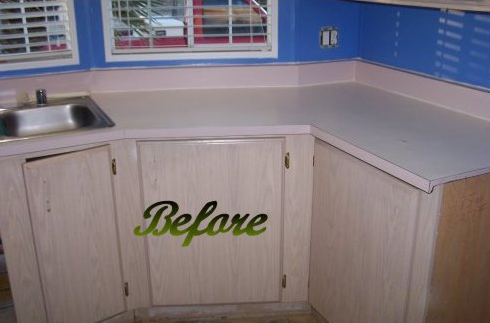 Countertop Before Refurnishing in Phoenix, Arizona